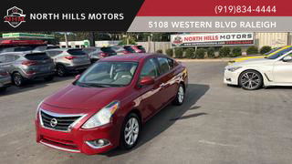 2015 NISSAN VERSA SEDAN BARCELONA RED AUTOMATIC - North Hills Motors, Raleigh, NC, 35.78879, -78.71130