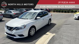 2017 NISSAN SENTRA SEDAN WHITE AUTOMATIC - North Hills Motors, Raleigh, NC, 35.78879, -78.71130