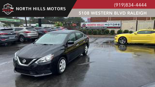 2019 NISSAN SENTRA SEDAN BLACK AUTOMATIC - North Hills Motors, Raleigh, NC, 35.78879, -78.71130