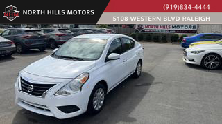 2019 NISSAN VERSA SEDAN WHITE AUTOMATIC - North Hills Motors, Raleigh, NC, 35.78879, -78.71130