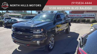 2016 CHEVROLET SILVERADO 1500 CREW CAB PICKUP BLACK AUTOMATIC - North Hills Motors, Raleigh, NC, 35.78879, -78.71130