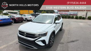 2022 VOLKSWAGEN TAOS SUV WHITE AUTOMATIC - North Hills Motors, Raleigh, NC, 35.78879, -78.71130