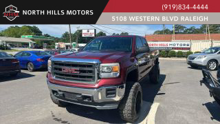 2015 GMC SIERRA 1500 DOUBLE CAB PICKUP RED AUTOMATIC - North Hills Motors, Raleigh, NC, 35.78879, -78.71130