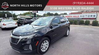 2023 CHEVROLET EQUINOX SUV BLACK AUTOMATIC - North Hills Motors, Raleigh, NC, 35.78879, -78.71130