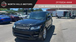 2014 LAND ROVER RANGE ROVER SPORT SUV BLACK AUTOMATIC - North Hills Motors, Raleigh, NC, 35.78879, -78.71130