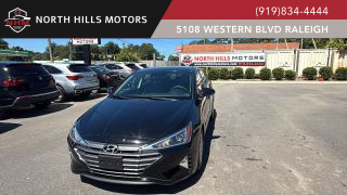 2020 HYUNDAI ELANTRA SEDAN BLACK AUTOMATIC - North Hills Motors, Raleigh, NC, 35.78879, -78.71130