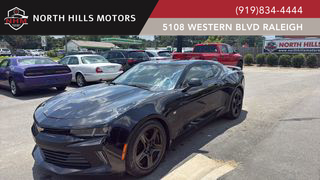 2018 CHEVROLET CAMARO COUPE BLACK AUTOMATIC - North Hills Motors, Raleigh, NC, 35.78879, -78.71130