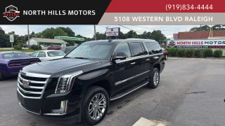 2015 CADILLAC ESCALADE ESV SUV BLACK AUTOMATIC - North Hills Motors, Raleigh, NC, 35.78879, -78.71130