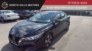 2023 NISSAN SENTRA SEDAN BLACK AUTOMATIC - North Hills Motors, Raleigh, NC, 35.78879, -78.71130
