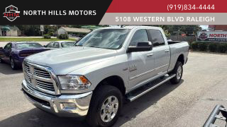 2016 RAM 2500 CREW CAB PICKUP SILVER AUTOMATIC - North Hills Motors, Raleigh, NC, 35.78879, -78.71130