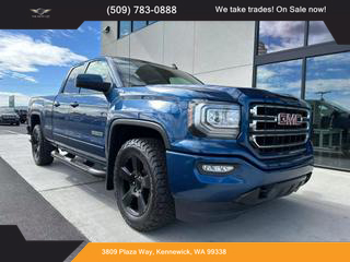 2017 GMC SIERRA 1500 DOUBLE CAB PICKUP BLUE - - The Auto Lot