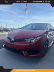 2018 TOYOTA COROLLA IM HATCHBACK RED - - The Auto Lot
