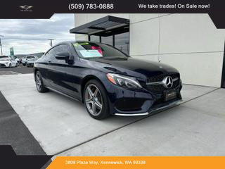 2017 MERCEDES-BENZ C-CLASS COUPE BLUE - - The Auto Lot