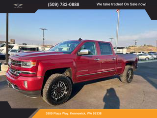 2018 CHEVROLET SILVERADO 1500 CREW CAB PICKUP RED - - The Auto Lot