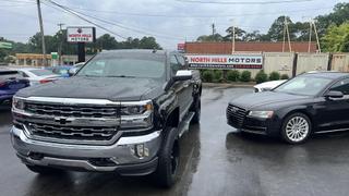 2016 CHEVROLET SILVERADO 1500 CREW CAB PICKUP BLACK AUTOMATIC - North Hills Motors, Raleigh, NC, 35.78879, -78.71130