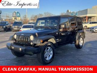 2014 JEEP WRANGLER SUV BLACK CLEARCOAT MANUAL - Elite Imports in West Chester, OH 39.31714882313472, -84.3708338306823