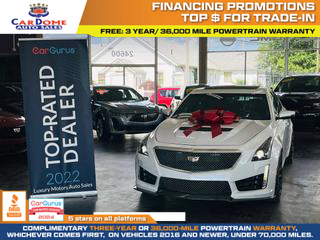 2018 CADILLAC CTS-V SEDAN V8, SUPERCHARGED, 6.2L SEDAN 4D at CarDome Auto Sales - used cars for sale in Detroit, MI.