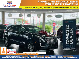 2023 CADILLAC XT5 SUV V6, 3.6 LITER PREMIUM LUXURY SPORT UTILITY 4D at CarDome Auto Sales - used cars for sale in Detroit, MI.
