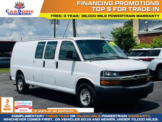 2020 CHEVROLET EXPRESS 2500 CARGO VAN V8, FLEX FUEL, 6.0 LITER EXTENDED VAN 3D at CarDome Auto Sales - used cars for sale in Detroit, MI.