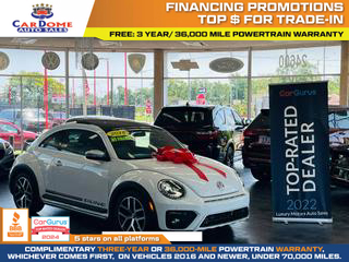 2018 VOLKSWAGEN BEETLE HATCHBACK 4-CYL, TURBO, 2.0 LITER 2.0T DUNE HATCHBACK 2D at CarDome Auto Sales - used cars for sale in Detroit, MI.