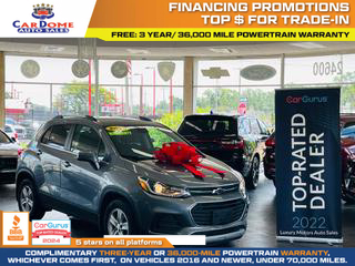 2020 CHEVROLET TRAX SUV 4-CYL, ECOTEC, TURBO, 1.4 LITER LT SPORT UTILITY 4D at CarDome Auto Sales - used cars for sale in Detroit, MI.