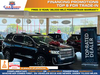 2021 GMC ACADIA SUV V6, 3.6 LITER DENALI SPORT UTILITY 4D at CarDome Auto Sales - used cars for sale in Detroit, MI.