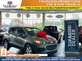 2021 CHEVROLET TRAX SUV 4-CYL, ECOTEC, TURBO, 1.4 LITER LS SPORT UTILITY 4D at CarDome Auto Sales - used cars for sale in Detroit, MI.