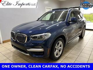 2021 BMW X3 SUV BLUE METALLIC AUTOMATIC - Elite Imports in West Chester, OH 39.31714882313472, -84.3708338306823