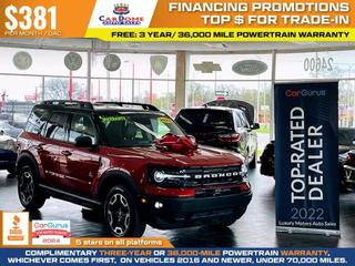2022 FORD BRONCO SPORT SUV 3-CYL, ECOBOOST, TURBO, 1.5 LITER OUTER BANKS SPORT UTILITY 4D at CarDome Auto Sales - used cars for sale in Detroit, MI.