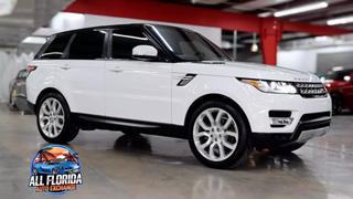 2017 LAND ROVER RANGE ROVER SPORT SUV V6, SUPERCHARGED, 3.0 LITER HSE SPORT UTILITY 4D at All Florida Auto Exchange - used cars for sale in St. Augustine, FL.