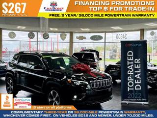 2019 JEEP CHEROKEE SUV V6, 3.2 LITER LIMITED SPORT UTILITY 4D at CarDome Auto Sales - used cars for sale in Detroit, MI.