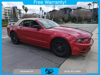 2013 FORD MUSTANG CONVERTIBLE RED AUTOMATIC - FJ Auto Sales, in North Hollywood, CA 34.172097607702305, -118.3754893925942