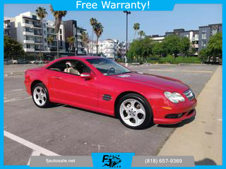 2004 MERCEDES-BENZ SL-CLASS CONVERTIBLE RED AUTOMATIC - FJ Auto Sales, in North Hollywood, CA 34.172097607702305, -118.3754893925942