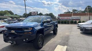 2017 CHEVROLET SILVERADO 1500 CREW CAB PICKUP BLUE AUTOMATIC - North Hills Motors, Raleigh, NC, 35.78879, -78.71130