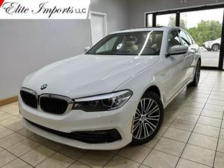 2018 BMW 5 SERIES SEDAN ALPINE WHITE AUTOMATIC - Elite Imports in West Chester, OH 39.31714882313472, -84.3708338306823