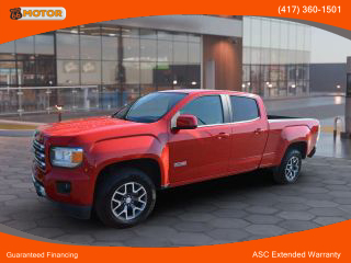 2015 GMC CANYON CREW CAB PICKUP RED AUTOMATIC - Midwest Auto Group in Pacific, MO. 38.48644996127009, -90.7730553631217