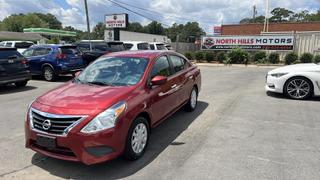 2017 NISSAN VERSA SEDAN RED AUTOMATIC - North Hills Motors, Raleigh, NC, 35.78879, -78.71130