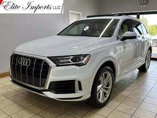 2020 AUDI Q7 SUV WHITE AUTOMATIC - Elite Imports in West Chester, OH 39.31714882313472, -84.3708338306823