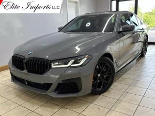 2021 BMW 5 SERIES SEDAN AMBER AUTOMATIC - Elite Imports in West Chester, OH 39.31714882313472, -84.3708338306823