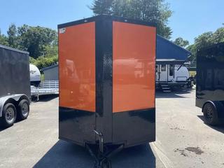 Image of 2024 JC TRAILERS 6X12SA W/REAR RAMP DOOR 6' EXTRA HIGHT W/BLACKOUT 