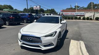 2018 INFINITI Q60 COUPE WHITE AUTOMATIC - North Hills Motors, Raleigh, NC, 35.78879, -78.71130