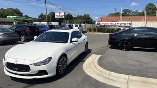 2016 MASERATI GHIBLI SEDAN WHITE AUTOMATIC - North Hills Motors, Raleigh, NC, 35.78879, -78.71130