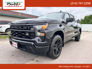 Image of 2023 CHEVROLET SILVERADO 1500 CREW CAB CUSTOM PICKUP 4D 5 3/4 FT