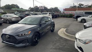 2019 HYUNDAI VELOSTER COUPE GRAY AUTOMATIC - North Hills Motors, Raleigh, NC, 35.78879, -78.71130