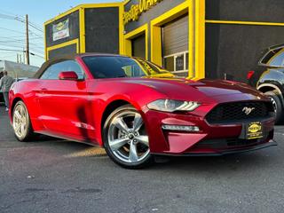 Image of 2018 FORD MUSTANG ECOBOOST CONVERTIBLE 2D