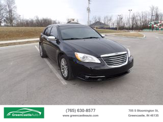 2012 CHRYSLER 200 SEDAN BLACK AUTOMATIC - Greencastle Auto LLC, Greencastle, IN, 39.63570, -86.85279