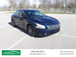 2014 NISSAN MAXIMA SEDAN BLUE AUTOMATIC - Greencastle Auto LLC, Greencastle, IN, 39.63570, -86.85279