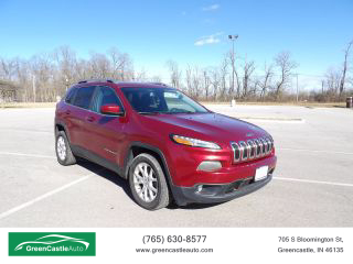 2014 JEEP CHEROKEE SUV BURGUNDY AUTOMATIC - Greencastle Auto LLC, Greencastle, IN, 39.63570, -86.85279