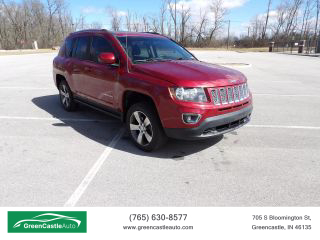 2016 JEEP COMPASS SUV RED AUTOMATIC - Greencastle Auto LLC, Greencastle, IN, 39.63570, -86.85279