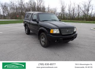 2002 FORD RANGER REGULAR CAB PICKUP BLACK AUTOMATIC - Greencastle Auto LLC, Greencastle, IN, 39.63570, -86.85279